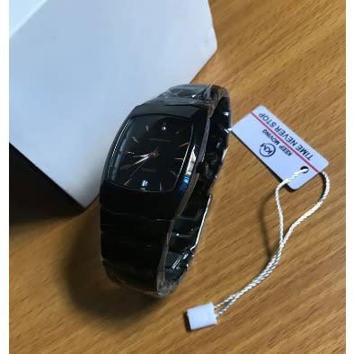 Men's Ceramic Black Luxury Wrist Watch