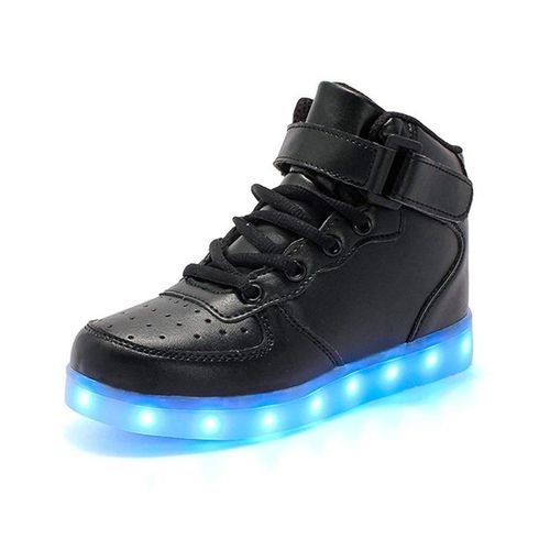 USB Charging Led Children Shoes Light Up Casual Boys&Girls Luminous Sneakers