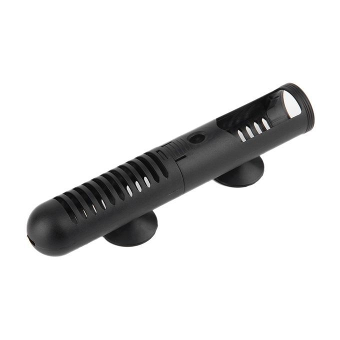 18cm Aquarium Fish Tank Heater Guard Protective Cover Case With Suction Cups Black S