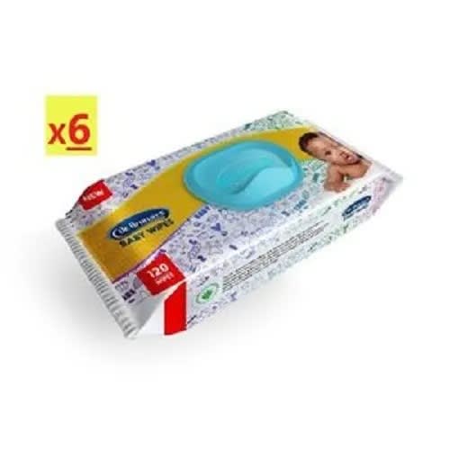 Dr Brown's Baby Wipes - 120 X 6 Packs