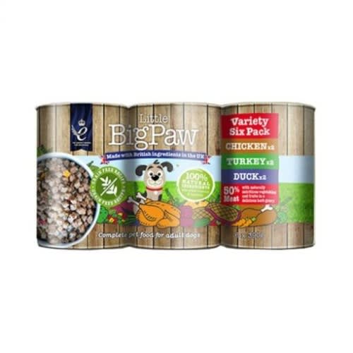Little Big Paw Dog Naturally Delicious Chicken Tins 12x390g