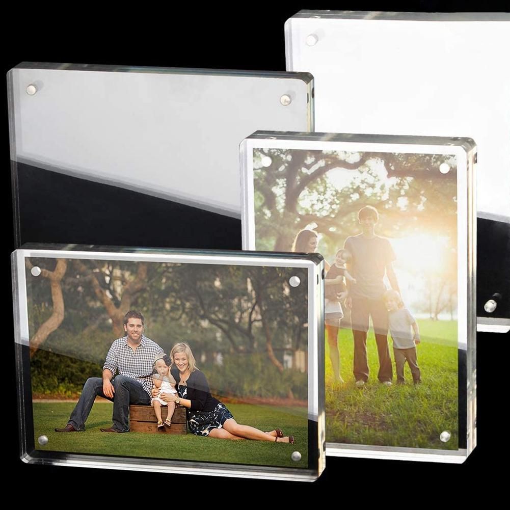 Acrylic Picture Frame,5X7 Inch Acrylic Photo Frame,Desktop