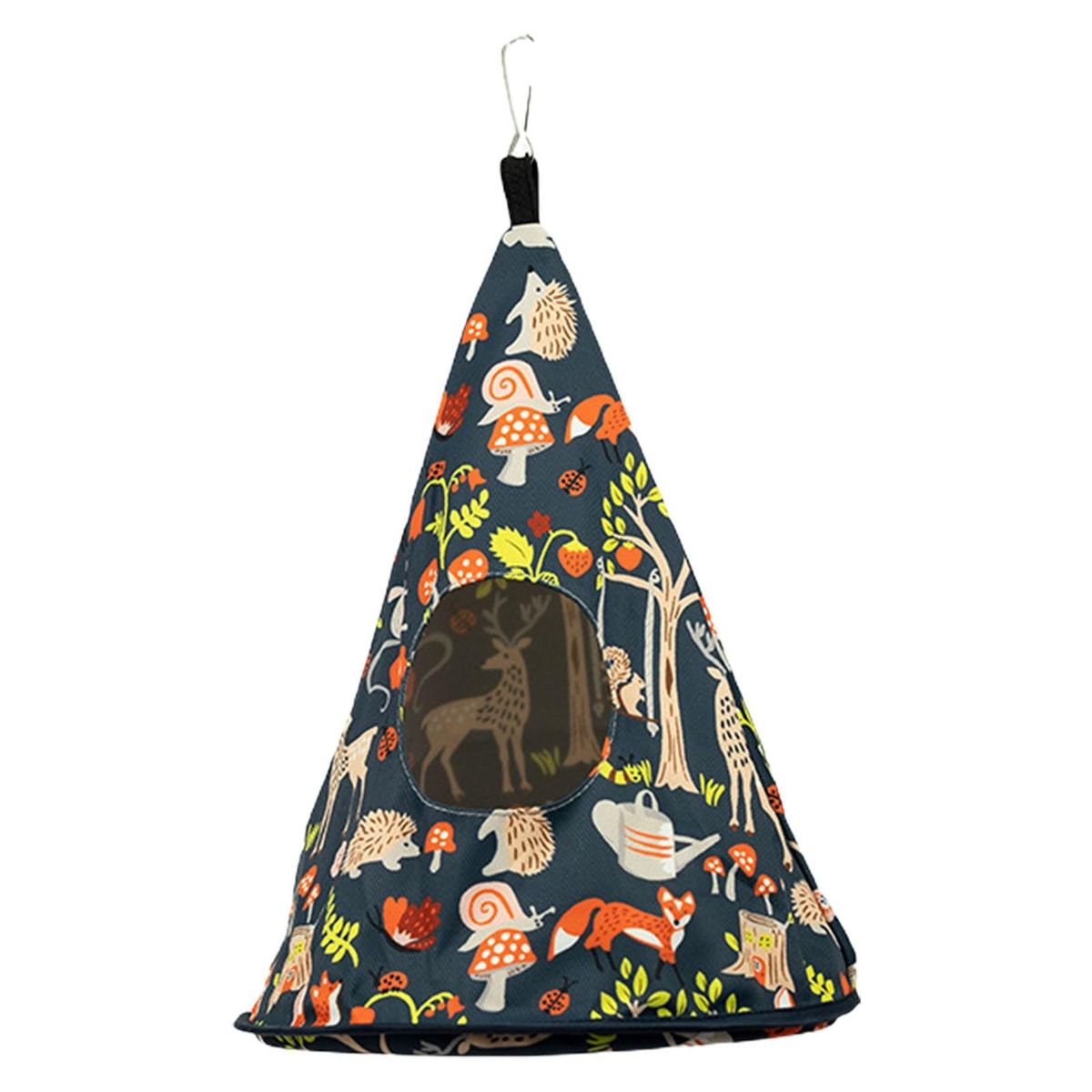 Small Bird Hanging Tent Large Space Washable Cockatiel Small Bird Hanging Tent Navy Blue