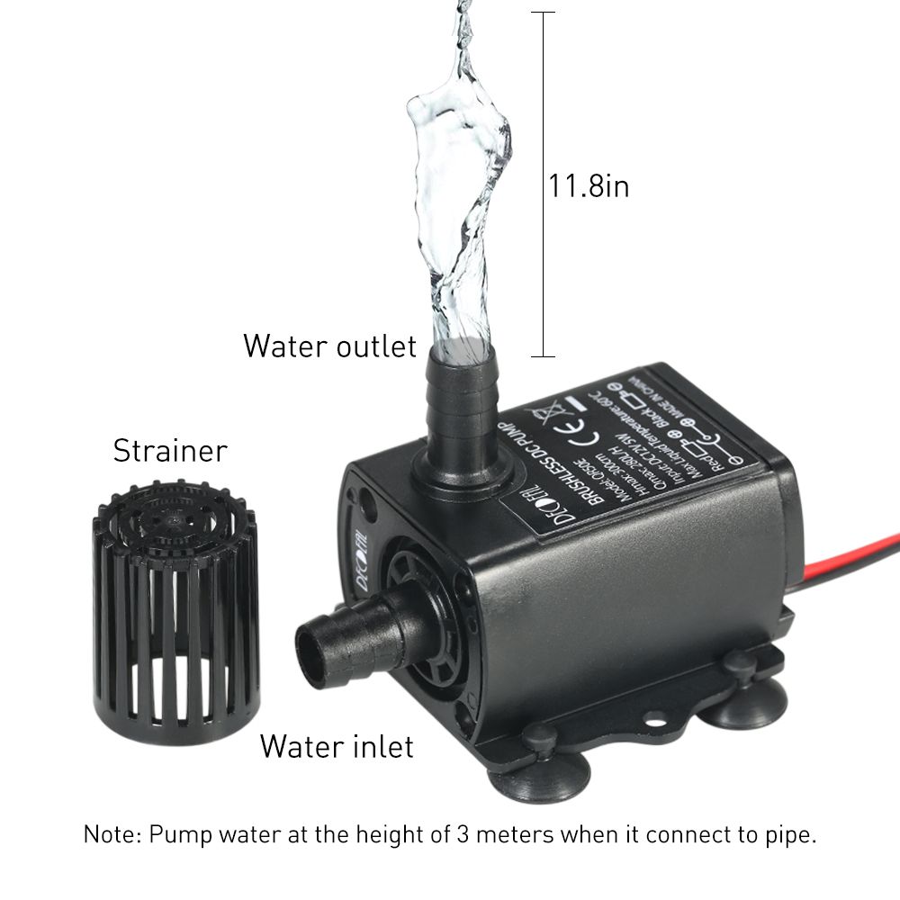 DC12V 5W Ultra-quiet Mini Brushless Water Pump