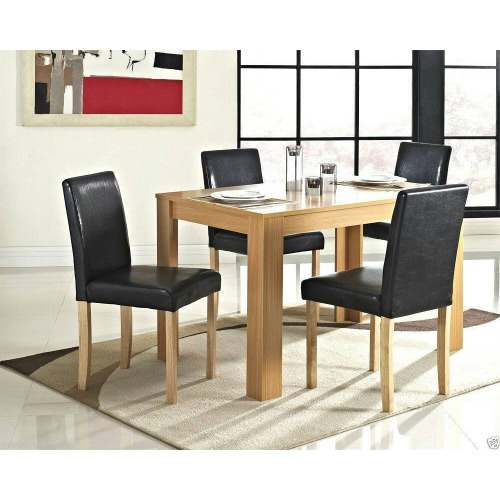 Dinning Set Table and 4 Chair - Beige