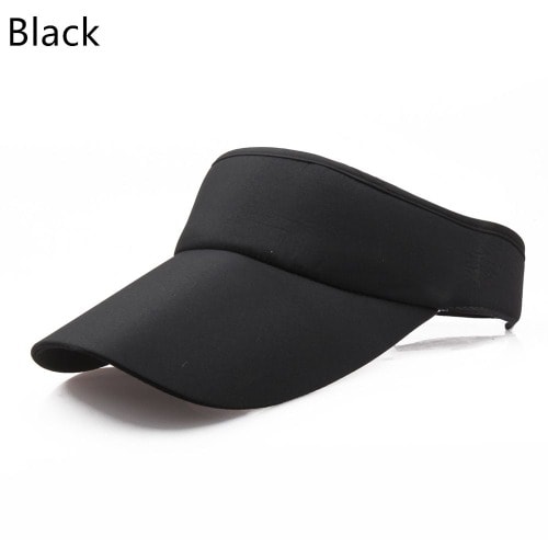 Open Top Visor Cap - black