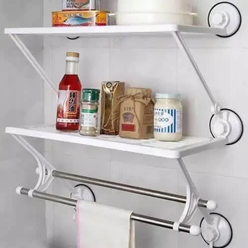 Bathroom /kitchen Rack With Towel Bar