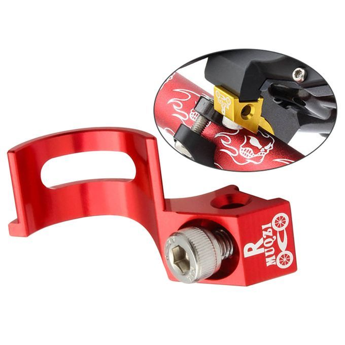 Bike Brake Level Triggers Shifter Adapter Shift Mount Clamp Red Right