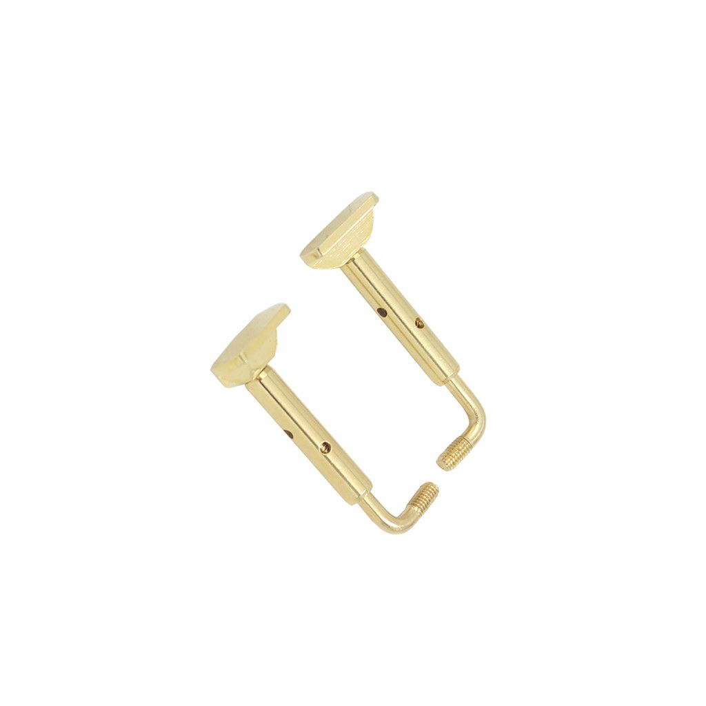 Set Of 2pcs Violin Chin Rest Clamp Replacement Screws 4.5 X 1.5cm