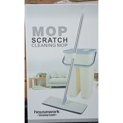 EXPERT CLEANING FLAT MOP WITH SQUEEZE BUCKET