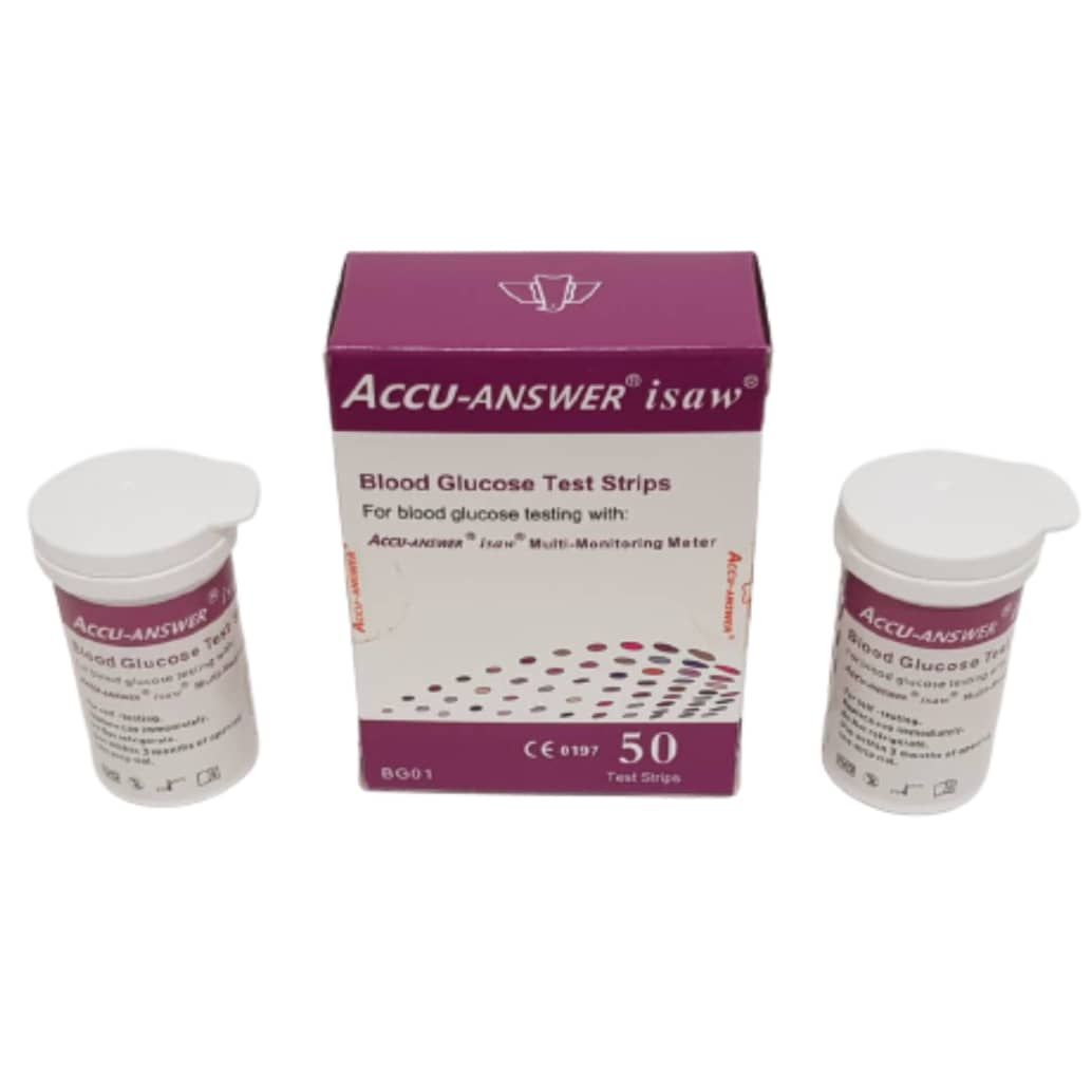 Isaw Blood Glucose Test Strip Count 50