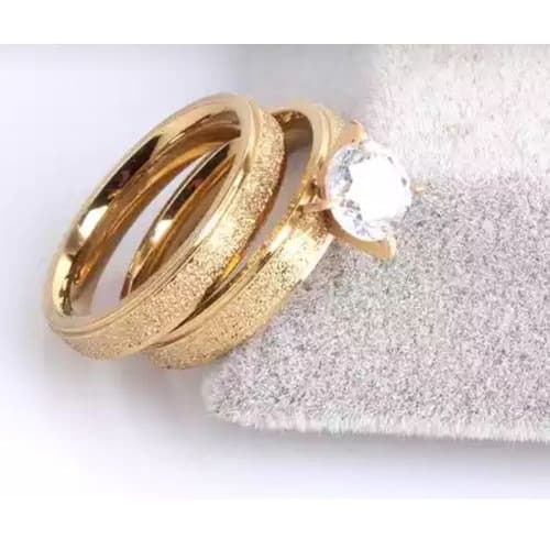 Gold Filled Wedding Ring - Pair For Couple