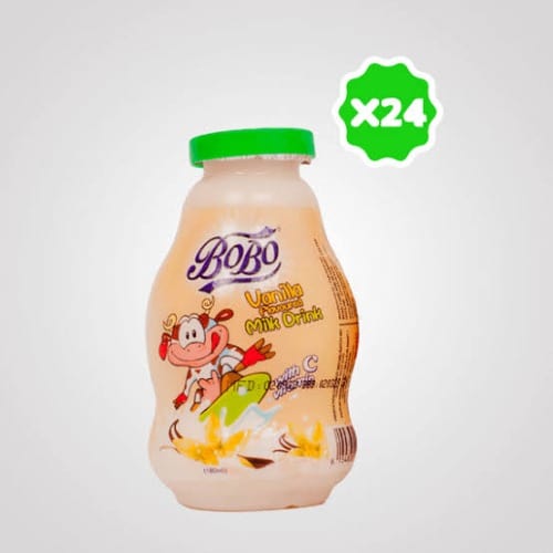 Bobo Vanilla Milk Drink For Kids And Family 180ml X24