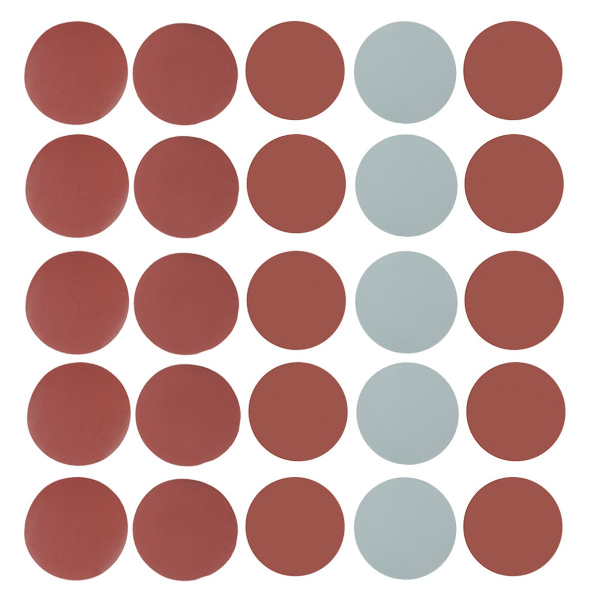 25pcs Mix Grit Sander Disc Sanding Polishing Paper Pads