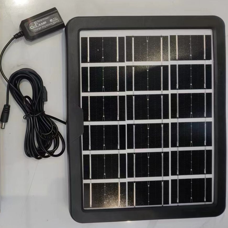 8W Solar Panel IP67 Waterproof PET Material For Smart Phone, 9V Fans Monitor Outdoor Security Camera