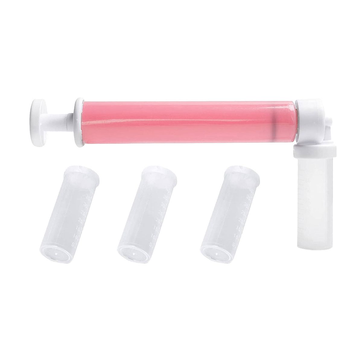 Manual Airbrush For Cakes Baking Tool  Tube Pink