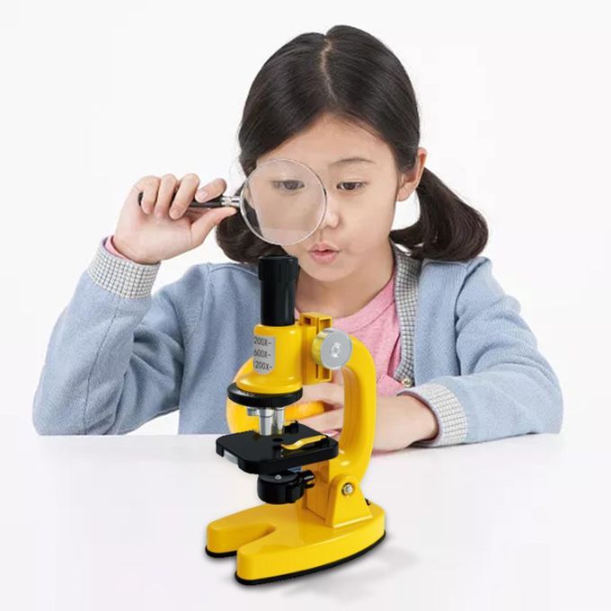 Students Microscope Toy Set Iological Microscope For Home School B