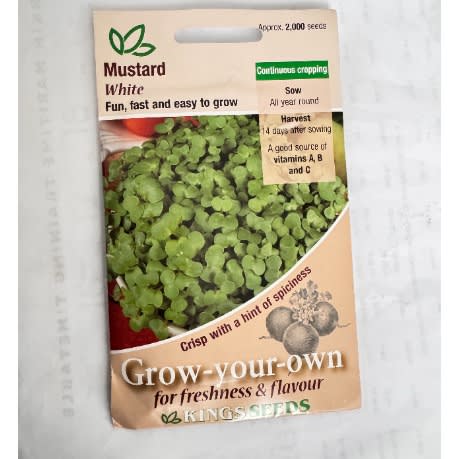 Mustard White - Aprox 2000 seeds