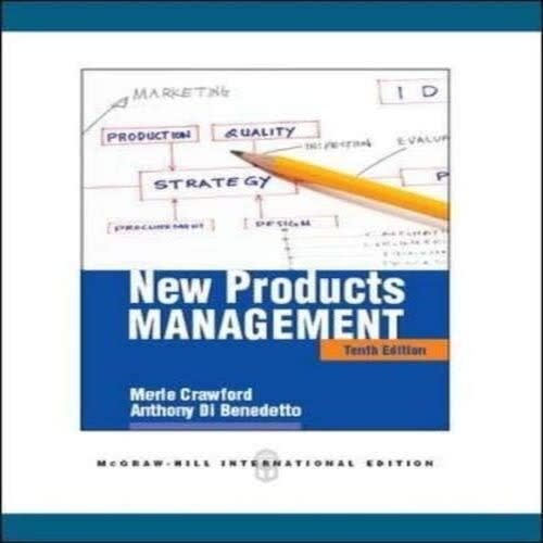 New Products Management Tenth Edition Merle Crawford