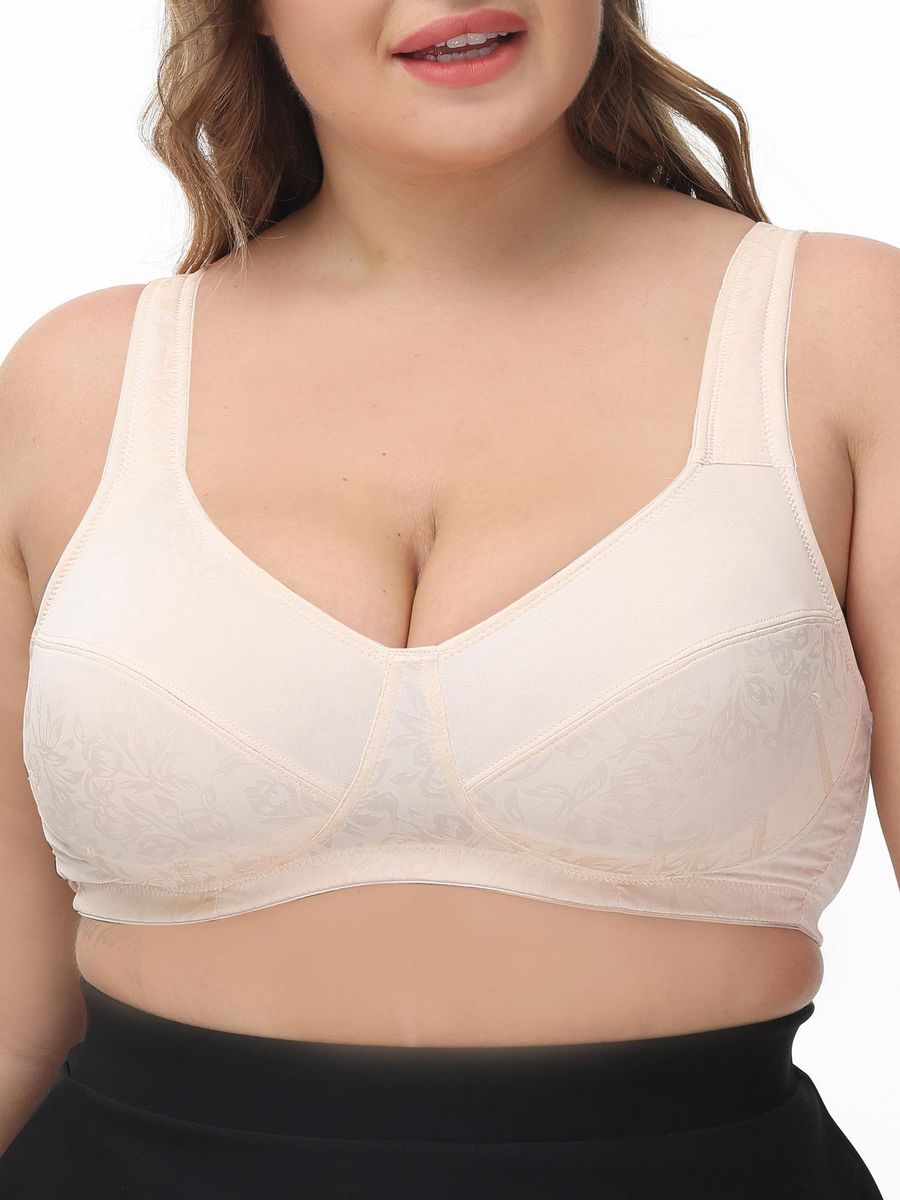 Women Plus Size Bra Soft No Underwire Bras