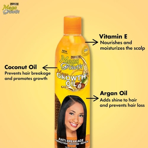 Profectiv Mega Growth Anti-breakage Strengthening Growth Oil - 236ml - 2 Bottles