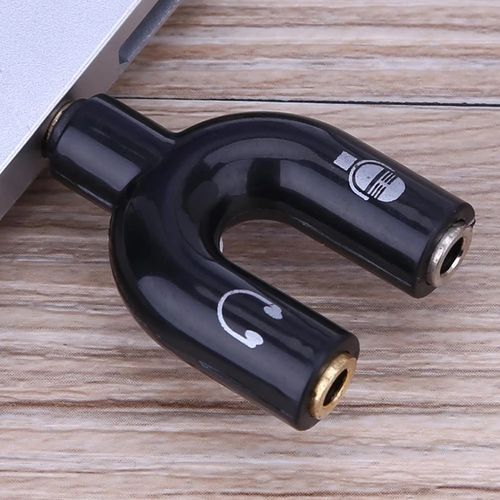 2pcs -  Audio Male To 2 Female Headphone Splitter Adapter