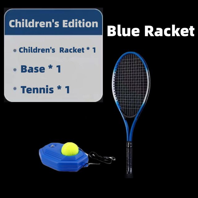 Tennis Trainer Single Player With Line Rebound STraining Artifact Beginner's One Person Tennis Racquet Children's Suit