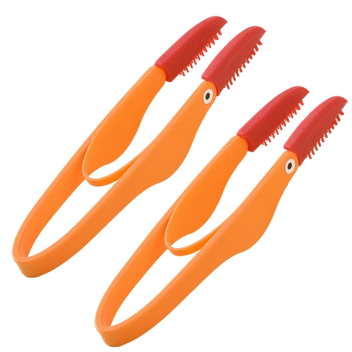 Pet Tear Stain Brush Furry Friends Eye Grooming Set Gentle for Cats Orange