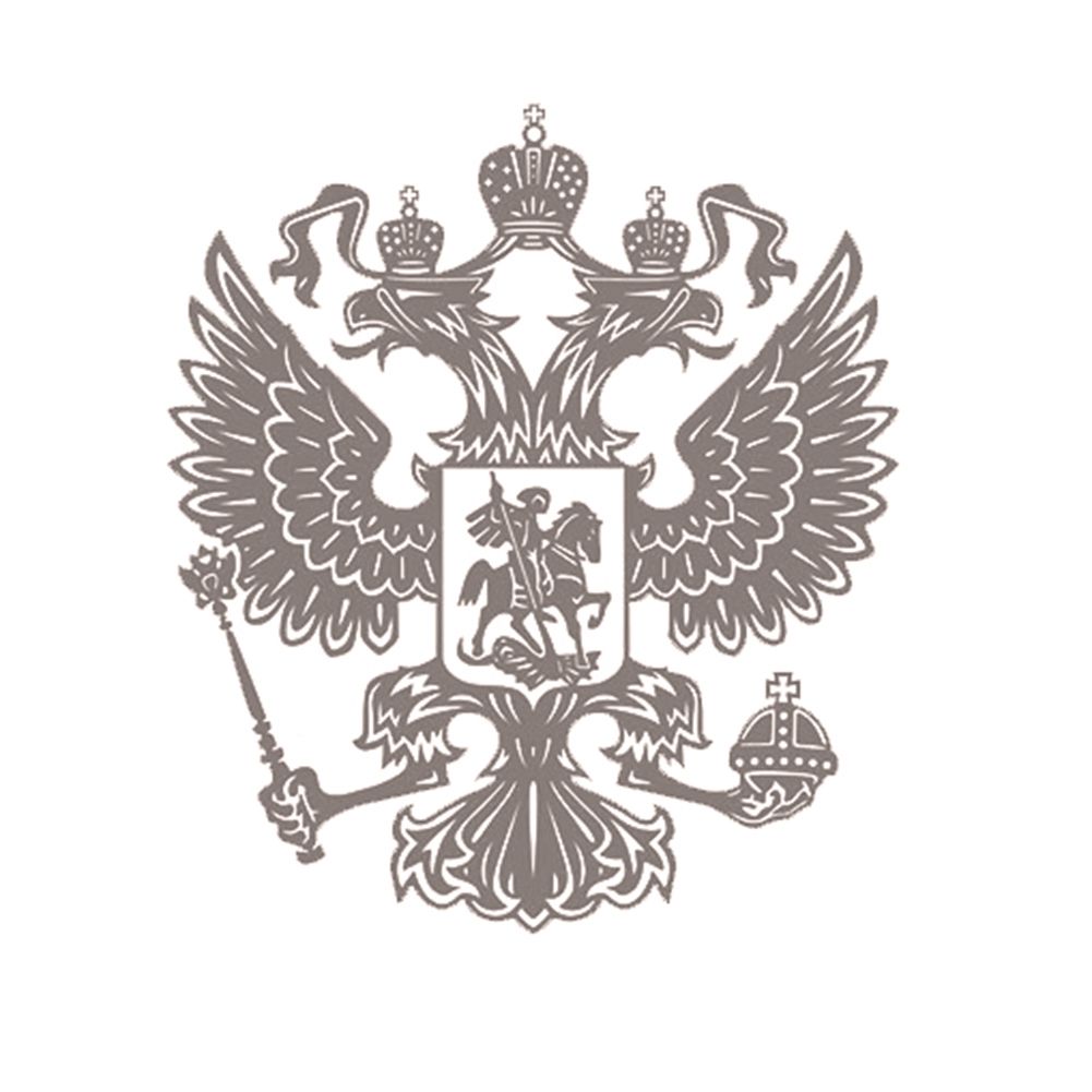 Coat Of Arms Of Russia Car Body Sticker Decal-Silver