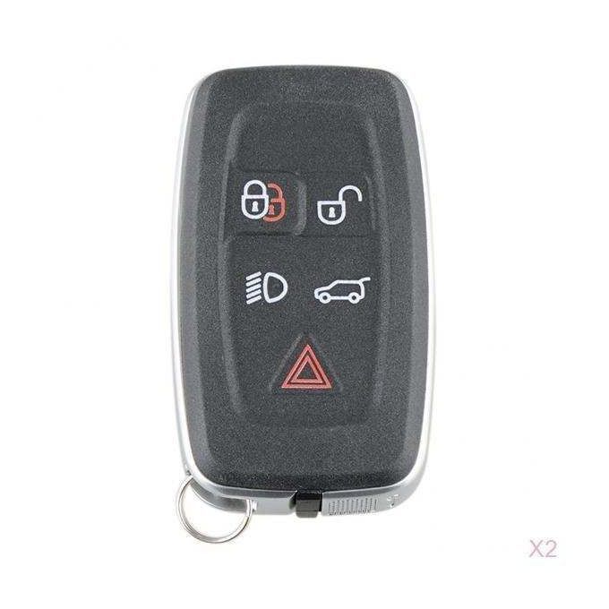 2x Button Fob Shell Case Fit For Land Rover Discovery 4 Range
