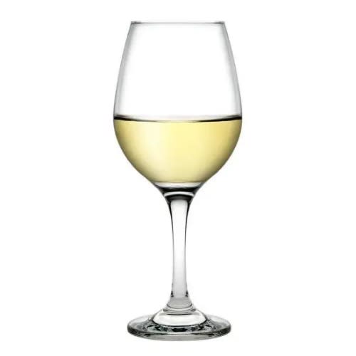 Amber White Wine Stemware Glass - 295CC - 6 PCS