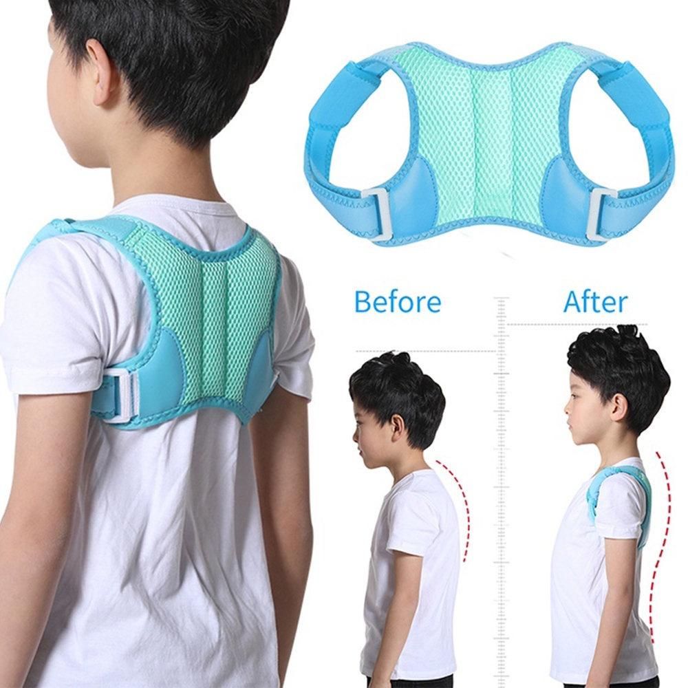 Adjustable Children Kids Teens Posture Corrector Back Support Belt Back Brace