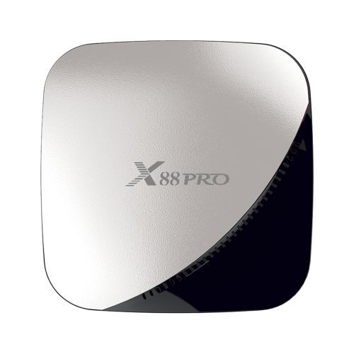 X88 PRO 4K HD Smart TV Box With Remote Controller, Android 9.0 RK3318 Quad-Core 64bit Cortex-A53 , 4GB+64GB, Support Dual Band WiFi & AV & HDMI & RJ45 & TF Card & SPDIF