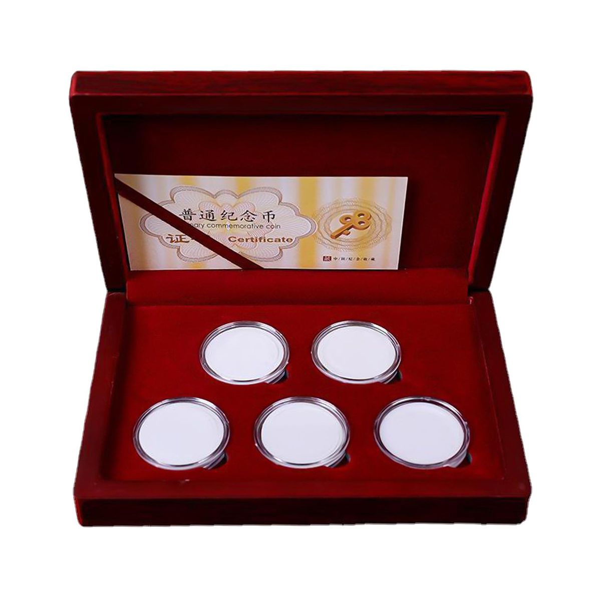 Superb Wood Coin Storage Box Case For 25/27/30mm Diameter Coins Medals