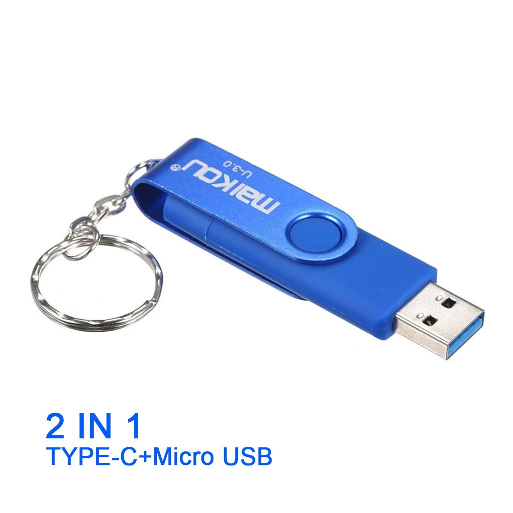 2 In 1 USB Flash Drive USB3.0 + Micro USB OTG U Disk
