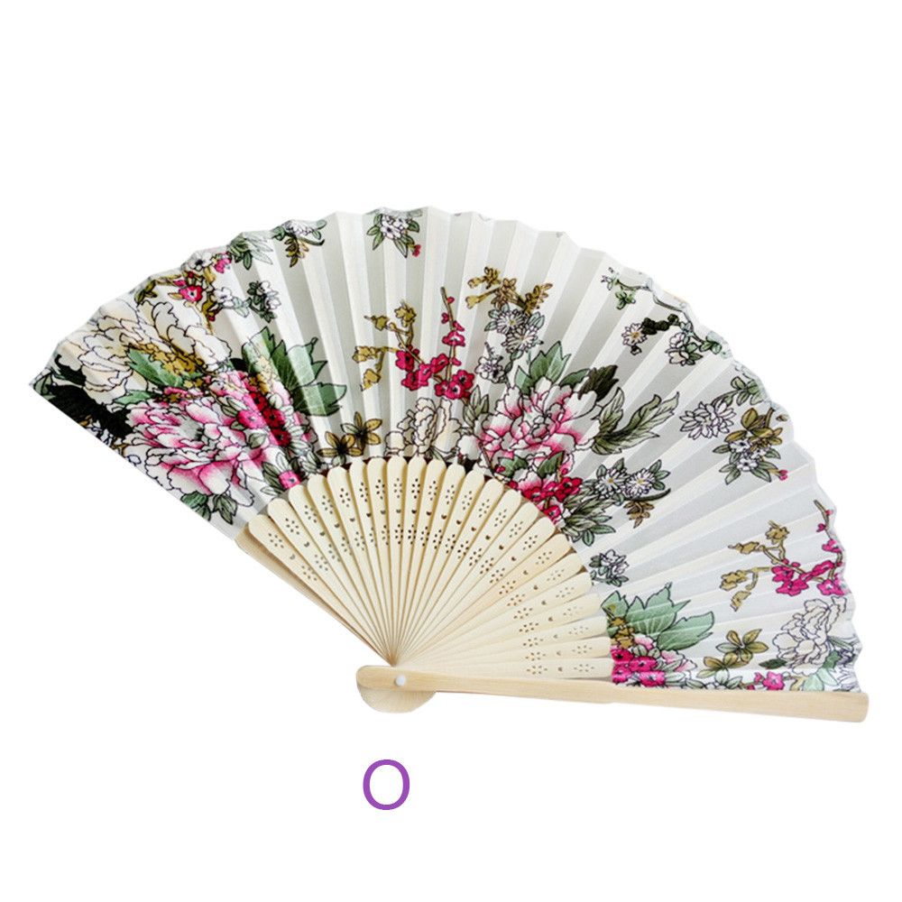 Pocket Fan Vintage Dance 2019 Gifts Party Folding Newest Bamboo Flower Hand Chinese @40 Souvenir Held