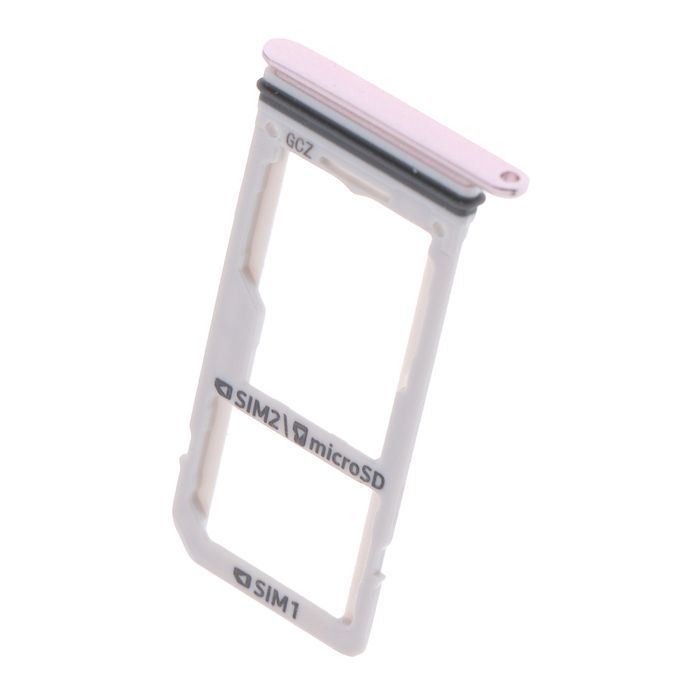 Replacement Dual Sim Card Holder Tray Frame For Samsung Galaxy S8 Pink