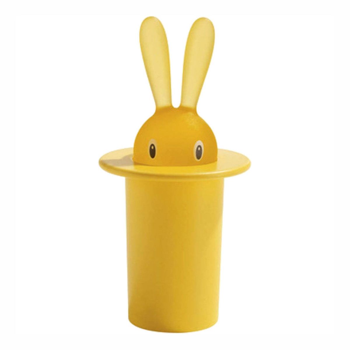 Toothpick Organizer Self-Picking Rabbit Toothpick Holder Yellow