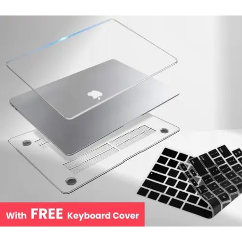 Hard Shell Transparent Case For Macbook Air 13 Inch With Keyboard Cover