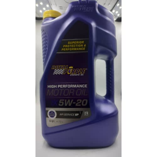 Sae 5w-20 High Performance Synthetic Motor Oil - 5 Quart