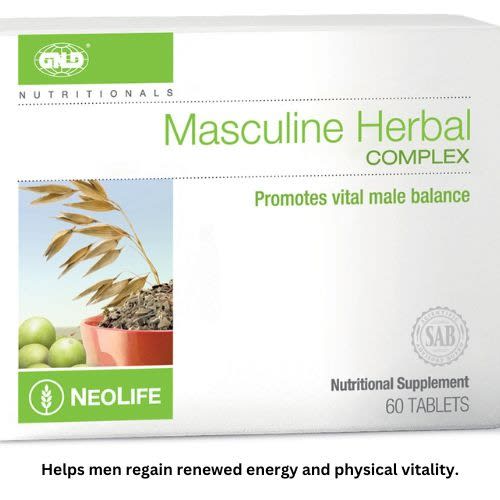 Masculine Herbal Complex - 60 Tablets (single)