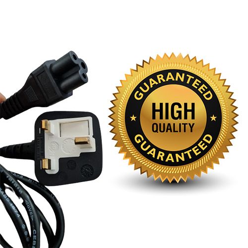 Power Cable For PC, Laptop, Printer, Scanner, TV -UK 3 Pin Cord- HP, Dell, Acer, Sony, Asus, Lenovo