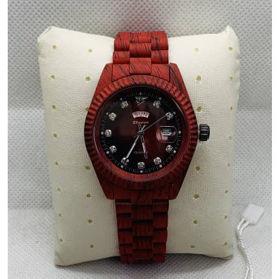 Wooden Zforce Men's Strap Wrist Watch