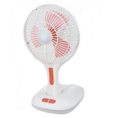 Rechargeable Table Fan With Led Light