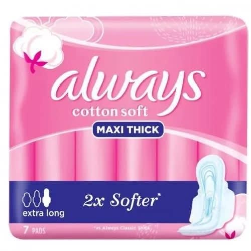 Always Cotton Soft Maxi Thick - Set Of 5
