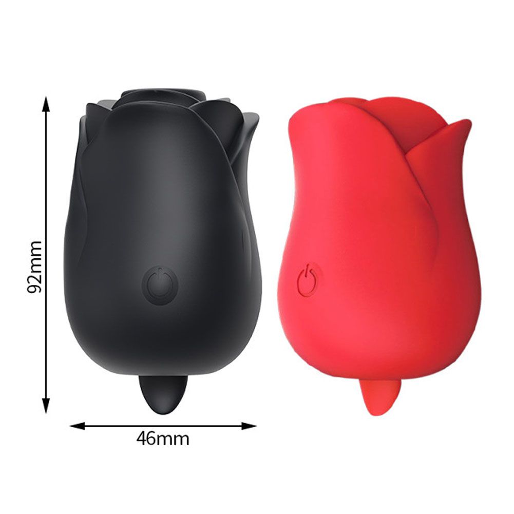 Rose Jumping Egg Suck Vibrator Clit Lick Sex Toy For Women