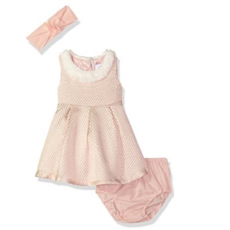 Girls' Flutter Sleeve Casual Dress