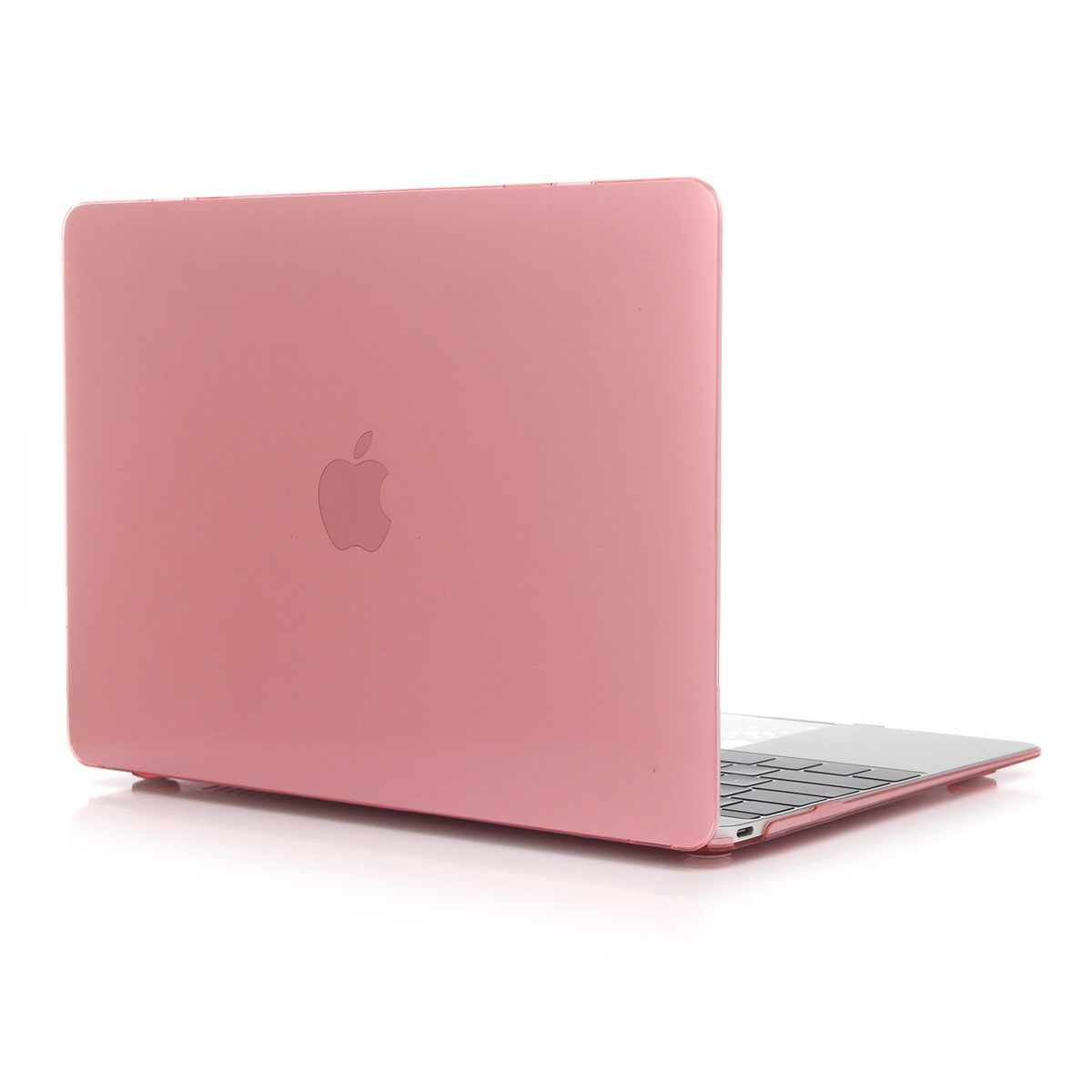 For 12" Macbook Case, Crystal Hard Rubberized Cover For A1534 Macbook 12 Inch, Pink