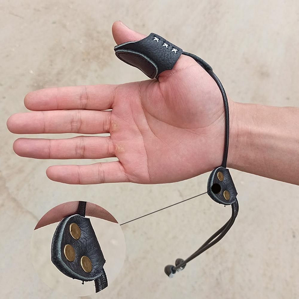 Archery Thumb Ring Finger Guard for Hunting Target Recurve