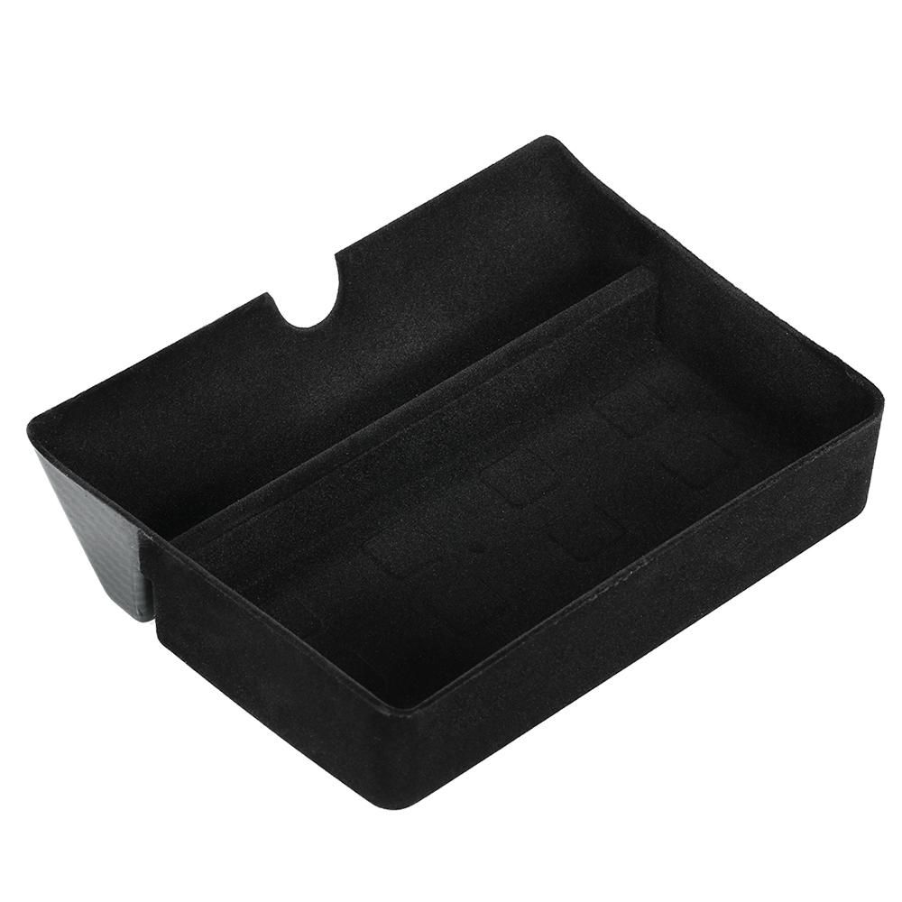 Storage Bin Carbon Fiber Center Console Drawer Tray Replacement for Tesla Model S / X 2012-2019